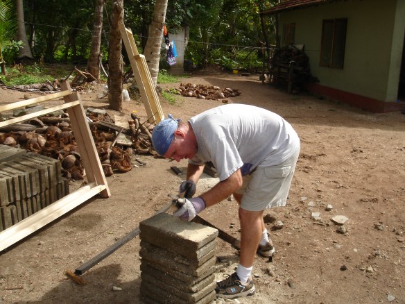 Michael hard at work